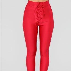 Fashion Nova Pants - Tying Up Loose Ends Leggings Fashion Nova Pants - Tying Up Loose Ends Leggings